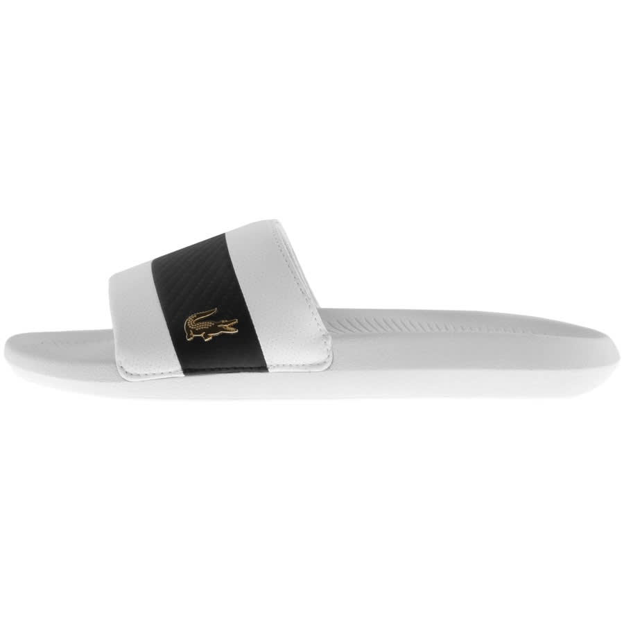 Alternative Image for ProductLacoste Croco Sliders White2